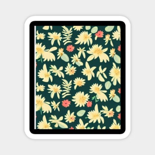 Pattern Flower Cool Design Magnet