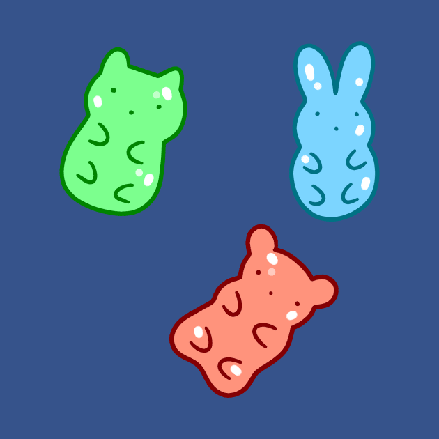 Gummy Animals by saradaboru