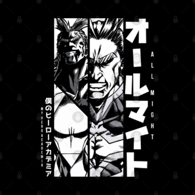 All Might == MY HERO ACADEMIA = Manga Panel Design All Might