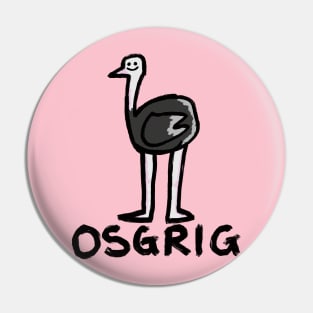 Ostrich Pin