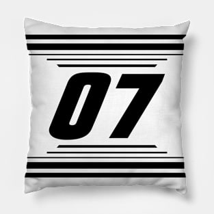 Patrick Emerling #07 2024 NASCAR Design Pillow