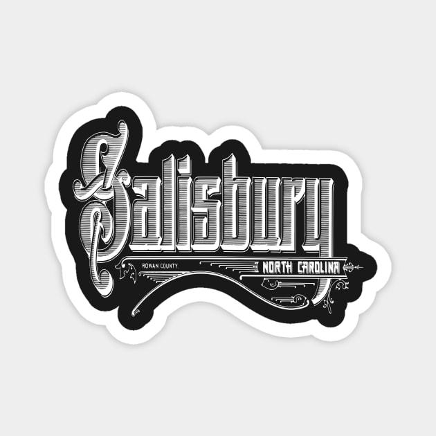 Vintage Salisbury, NC Magnet by DonDota