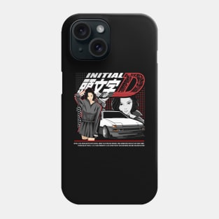 Initial D AE86 Anime Style Phone Case