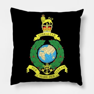 Royal Marines "Per Mare Per Terram" Insignia Pillow