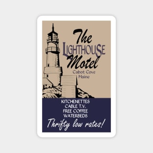 Lighthouse Motel Poster Magnet