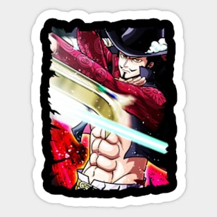 Yoru - Mihawk Sticker for Sale by AnnoMeister