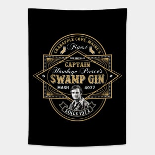 MASH 4077 Swamp Gin Label Tapestry