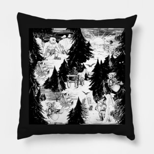 coachman's nightmare Pillow