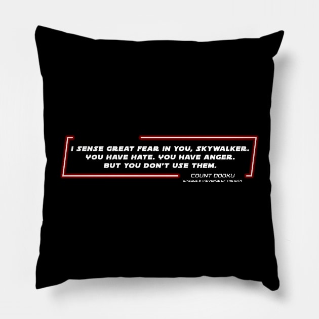 EP3 - CD - Fear - Quote Pillow by LordVader693