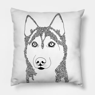 Husky Dog Pillow