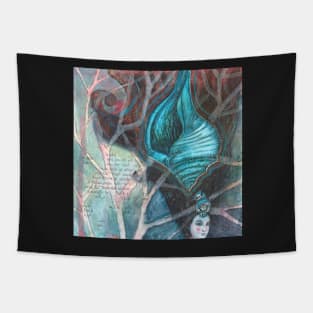 Blue Jay Tapestry