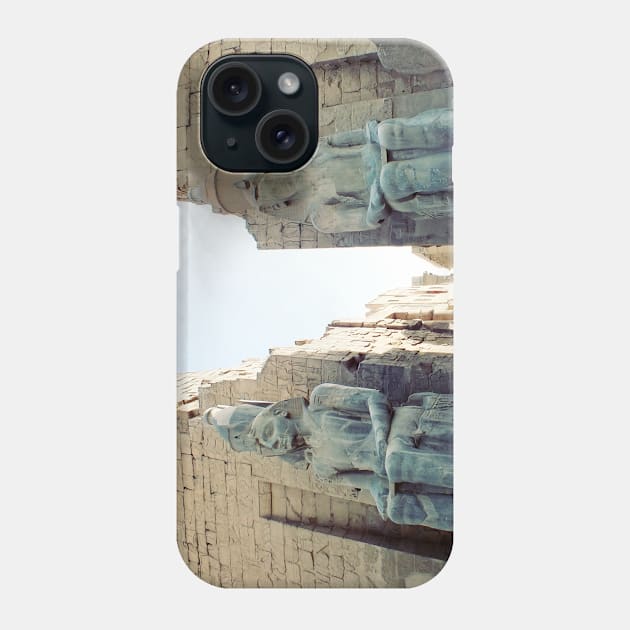 Luxor Temple, Egypt Phone Case by Ludwig Wagner