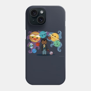 Pluto. Sit. Stay. Good boy. Phone Case