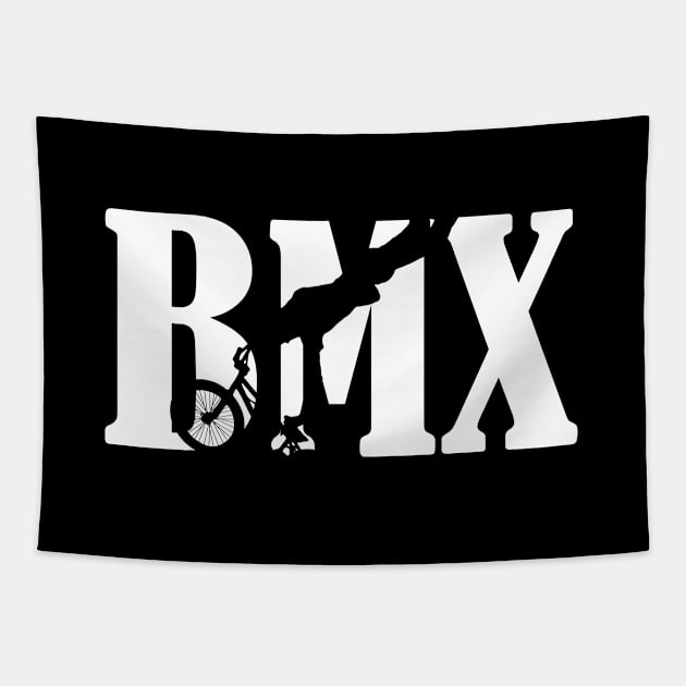 BMX - BMX Biking Tapestry by Kudostees