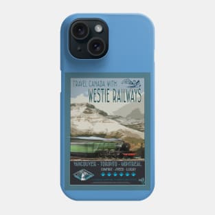 Retro Railway Travel Canada_01 Phone Case