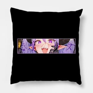 Lewd Demon Girl Eyes Pillow