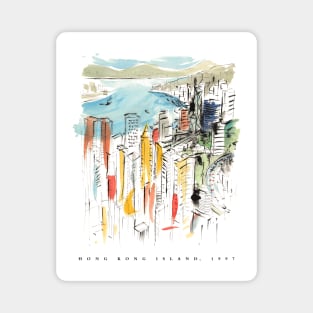 Hong Kong Island Magnet