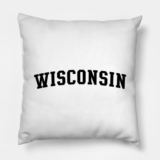 Wisconsin T-Shirt, Hoodie, Sweatshirt, Sticker, ... - Gift Pillow by Novel_Designs