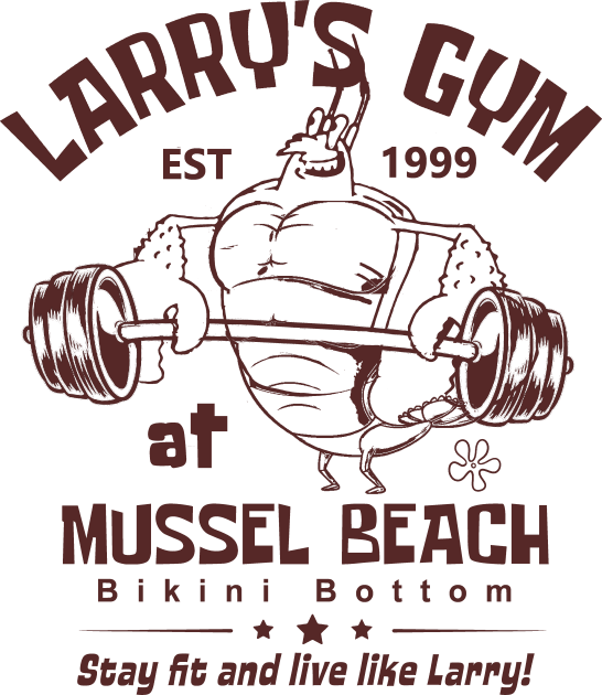 Larry's Gym At Mussel Beach Kids T-Shirt by Bigfinz