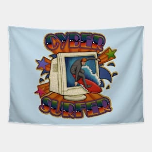 CYBER SURFER Tapestry