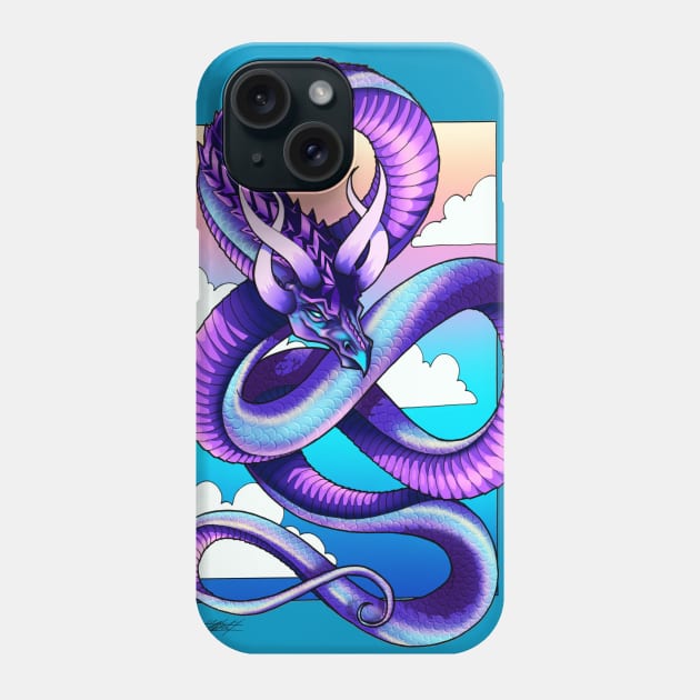 Cloud Serpent Phone Case by Indi Martin