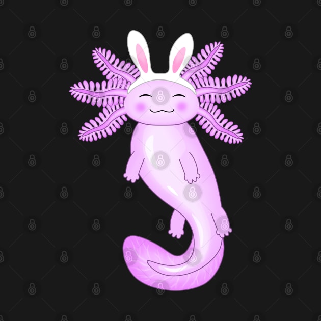 Happy Easter Axolotl by Purrfect