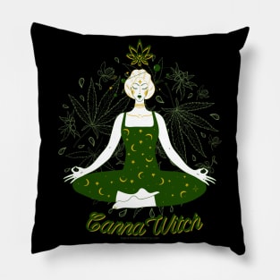 Dark CannaWitch Pillow