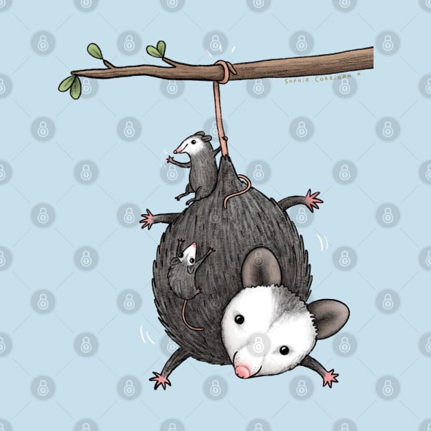 Opossum Family by Sophie Corrigan