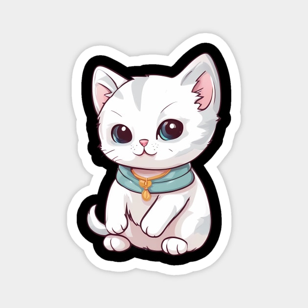 Tiny Fluffy Ball of Cuteness Magnet by animegirlnft