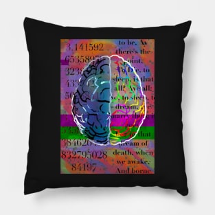 Right brain/ left brain Pillow