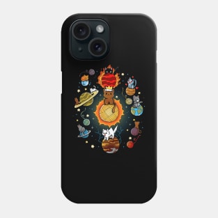 Kitten Solar System Phone Case