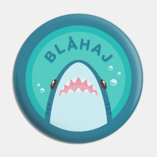 Blue Shark Pin