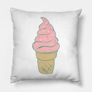 Soft Serve Ice Cream Pillow