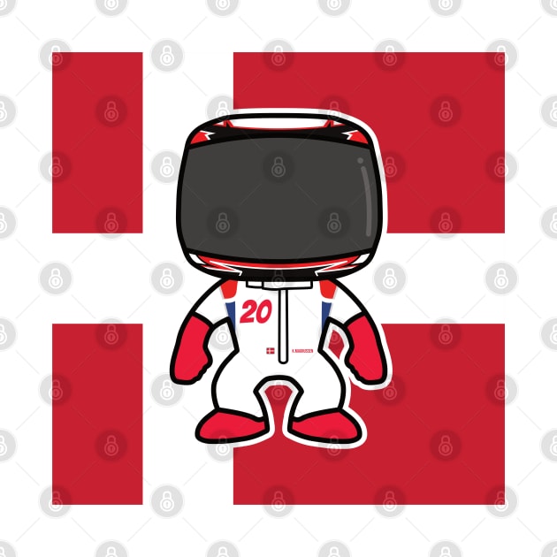 Kevin Magnussen Custom Bobblehead - 2022 Season Flag Edition by GreazyL