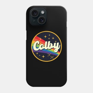 Colby // Rainbow In Space Vintage Style Phone Case