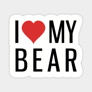 I love My Bear Magnet