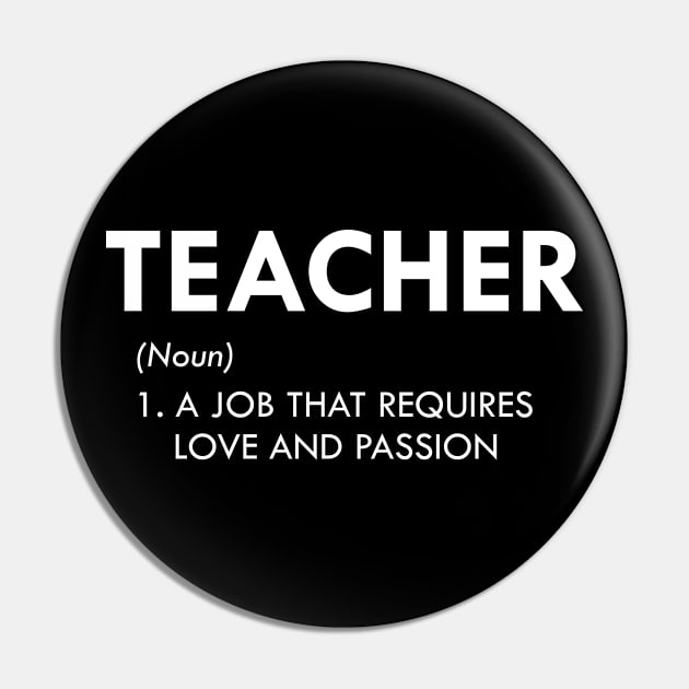 Teacher -  A job that requires love and passion Pin by KC Happy Shop