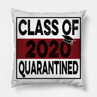 Class Of 2020 Quarantined - Social Distancing Flu Meme Pillow