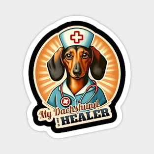 Dachshund Nurse Magnet