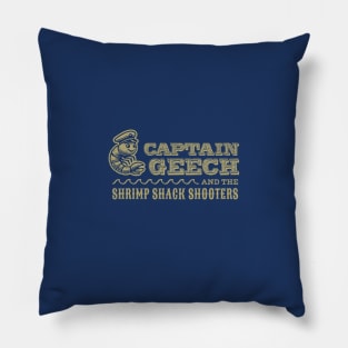 Captain Geech and the Shrimp Shack Shooters Pillow