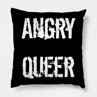 Angry queer Pillow