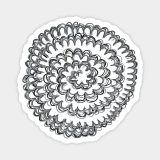 Monochromatic Puff Swirl Magnet