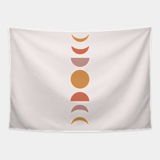 Moon Phases Modern Boho Tapestry