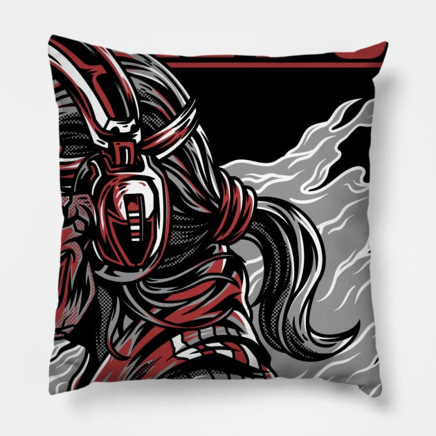 Street Oni Pillow by swaggerthreads