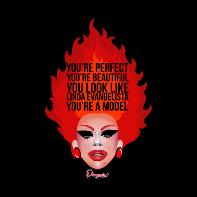 Aja from Drag Race by meldypunatab