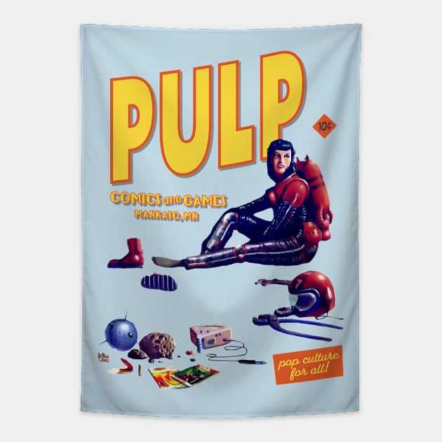 PULP Astro Woman Tapestry by PULP Comics and Games