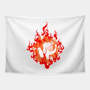 Fire Ball Tapestry