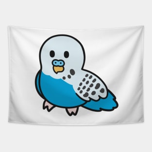 Cute Blue Budgie Tapestry