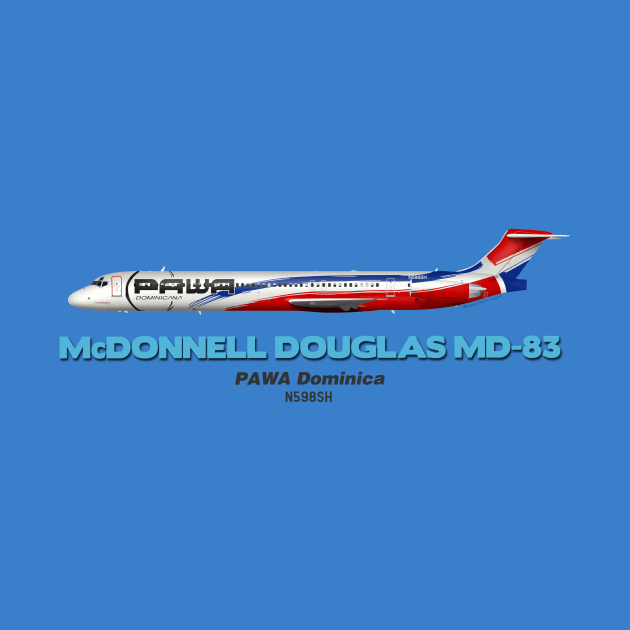 McDonnell Douglas MD-83 - PAWA Dominica by TheArtofFlying