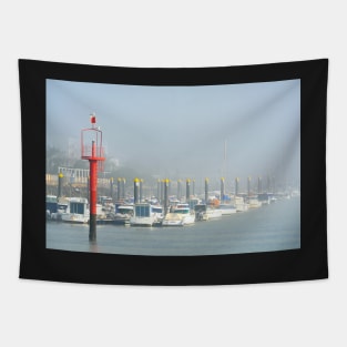 Fog In Puerta de Santa Maria Tapestry